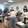 Waxing training class in progress at The Beauty Academy