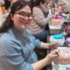 Smiling student during a lash training course
