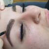 Brows mapped and shaped during brow lamination training