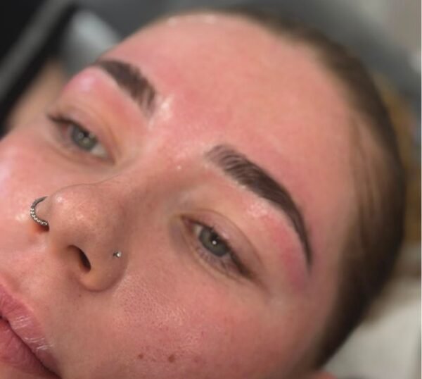 Finished laminated and shaped brows