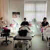 Facial training class in progress