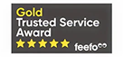 Feefo Gold Trusted Service Award