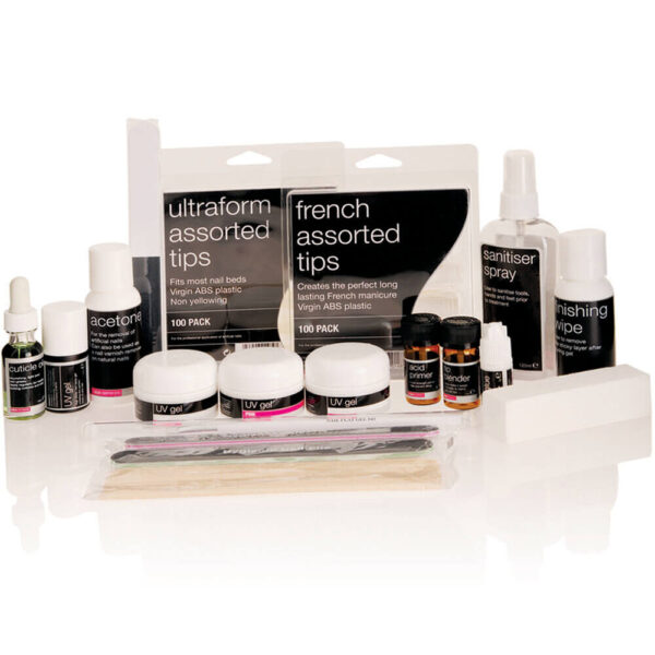 Salon Services UV gel nail extensions starter kit